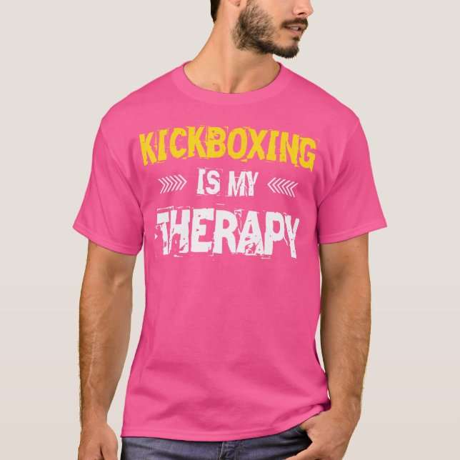 Kickboxen ist mein therapeutischer Kickbox T-Shirt (Vorderseite)