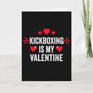 Kickboxen ist mein Valentinsgeschenk für sie Lusti Karte