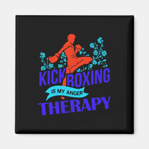 Kickboxen ist meine Wuttherapie Kampfsportkampf Magnet