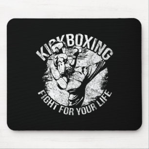 Kickboxen Kampf ums Überleben Kickboxen  Mousepad