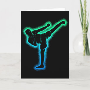 Kickboxen Karate Kickboxer Taekwondo Kinder Männer Karte