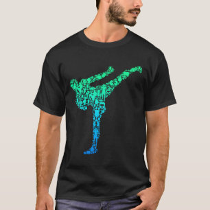 Kickboxen Kickboxen Taekwondo Karate Jungen Kinder T-Shirt