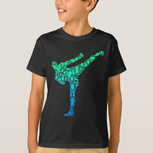 Kickboxen Kickboxer Karate Kinder Jungen Männer T-Shirt