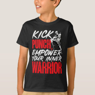 Kickboxen Kickboxer Kick Schlag Stärken Sie Ihre I T-Shirt
