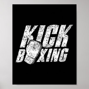 Kickboxen Kickboxer Kickbox Kick Boxen Kampfsport Poster