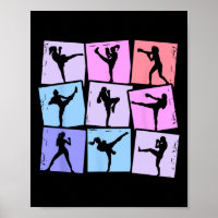 Kickboxen Kickboxer Muay Thai Mädchen Frauen Kinde