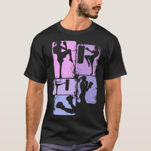 Kickboxen Kickboxer Taekwondo Karate Mädchen Kinde T-Shirt