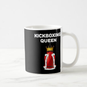 Kickboxen Königin Mädchen Kickboxen Frauen Kickbox Kaffeetasse