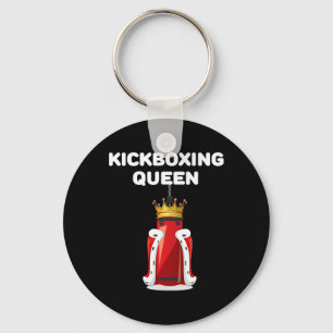 Kickboxen Königin Mädchen Kickboxen Frauen Kickbox Schlüsselanhänger
