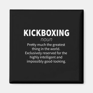 Kickboxen Lustige Definition Kickboxer Fitness-Ges Magnet