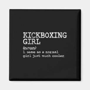 Kickboxen Mädchen Definition Lustig Frauen Coach M Magnet