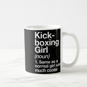 Kickboxen Mädchen Definition Lustig Sport Martial Kaffeetasse