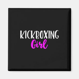 Kickboxen Mädchen Frauen Lustig Kickbox Süßes Gesc Magnet