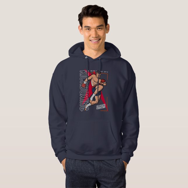 Kickboxen | Männer Hoodie (Vorne ganz)