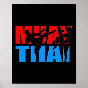 Kickboxen Martial Arts Thai-Boxen Muay Thai Poster