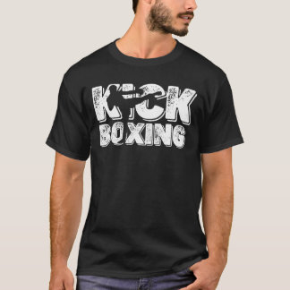 Kickboxen Mentalität eines furchtlosen Kriegers  T-Shirt