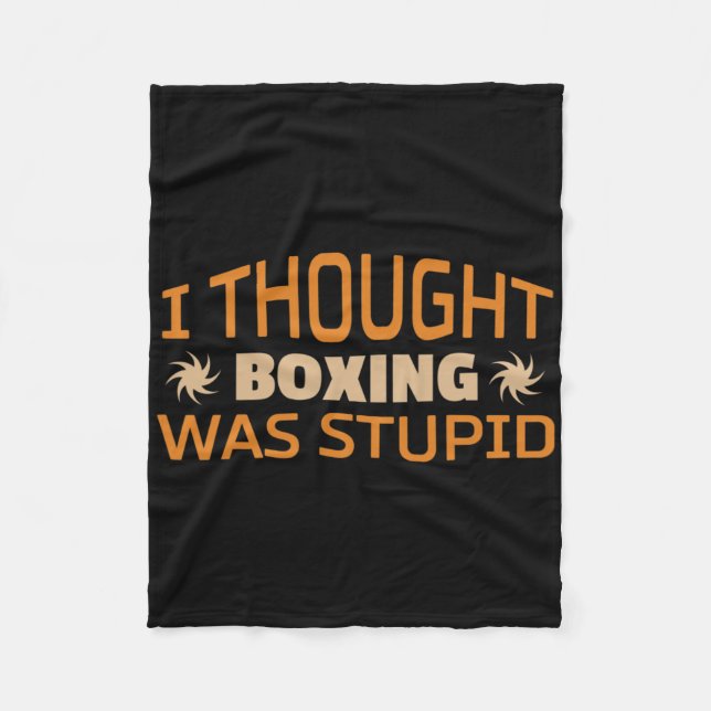 Kickboxen Muay Thai Boxen _1  Fleecedecke (Vorderseite)