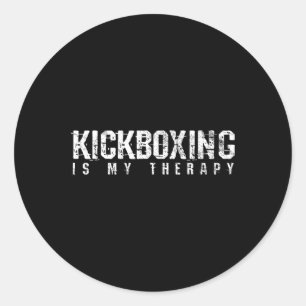 Kickboxen Muay Thai Boxen Kampfsport Runder Aufkleber