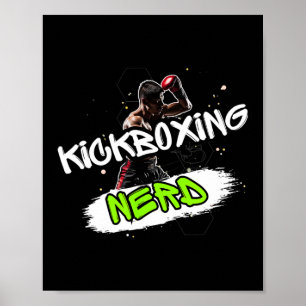Kickboxen Nerd Poster