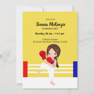 Kickboxen Sport Einladung