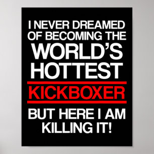 Kickboxen Traum-Kickbox-Training Poster