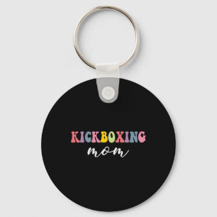 Kickboxende Mutter Lustig Stylische Kampfsportlieb Schlüsselanhänger