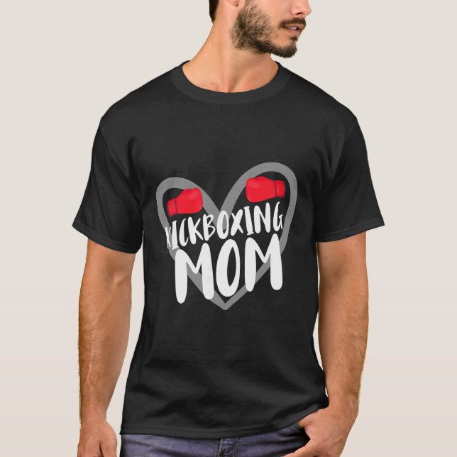 Kickboxende Mutter  T-Shirt (Vorderseite)