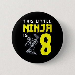 Kickboxende Ninjas Dieser kleine Ninja ist 8 Jahre Button