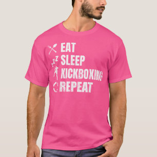 Kickboxer Daily Schedule Kickboxing Instructor Mar T-Shirt