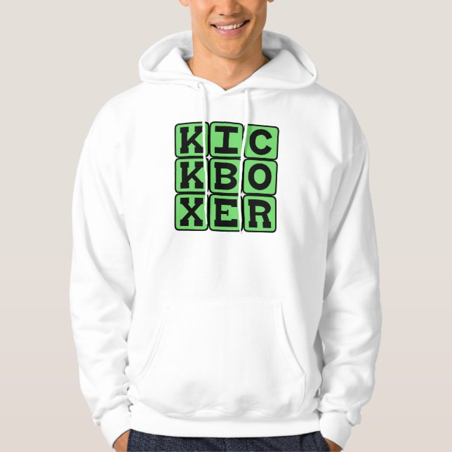 Kickboxer, Kampfkünste Hoodie (Vorderseite)