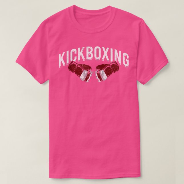 Kickboxer Kampfkünste Kickboxing 34 T-Shirt (Design vorne)
