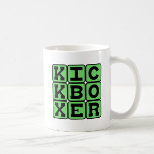 Kickboxer, Kampfsportler Kaffeetasse