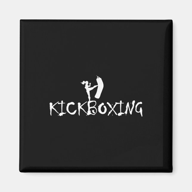 Kickboxer Kickboxen Kampfsport Boxen Mma Sparring Magnet (Vorne)