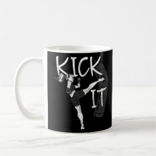 Kickboxing Girl kick it Kaffeetasse