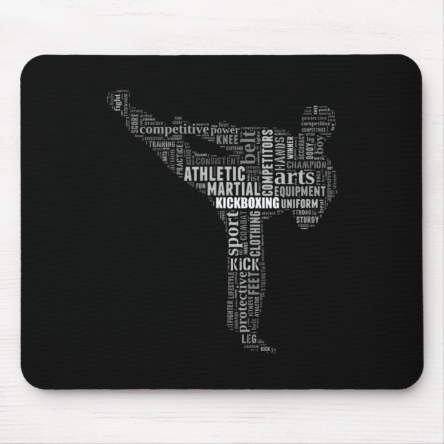 Kickboxing Instructor  Mousepad (Vorne)