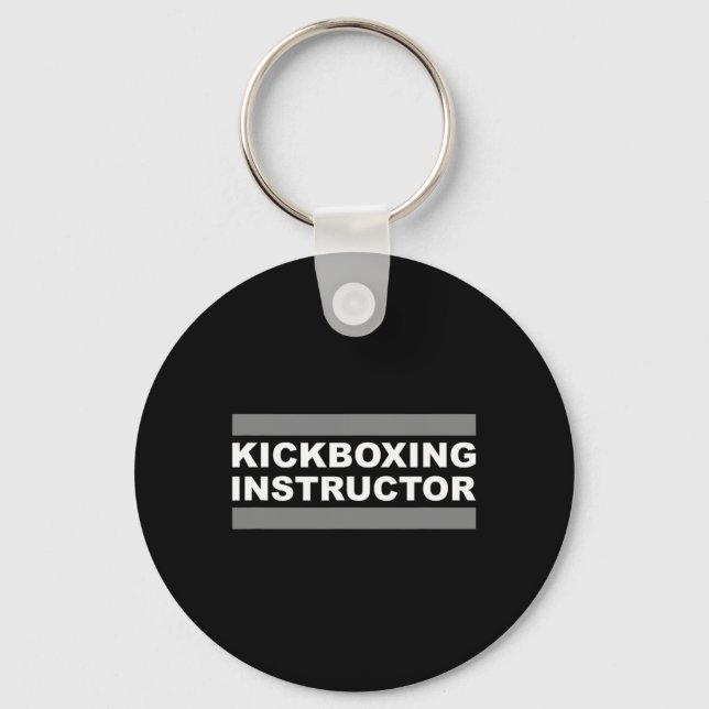 Kickboxing Instructor  Schlüsselanhänger (Vorderseite)