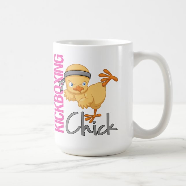 Kickboxing Küken Kaffeetasse (Rechts)