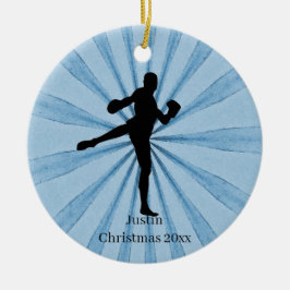 Kickboxing Name Keramik Ornament