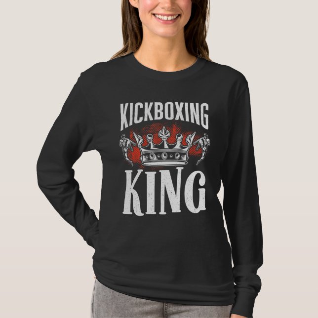 Kickboxing Vintage Kickboxing King T-Shirt (Vorderseite)