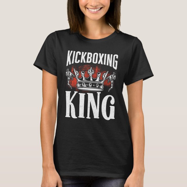 Kickboxing Vintage Kickboxing King T-Shirt (Vorderseite)