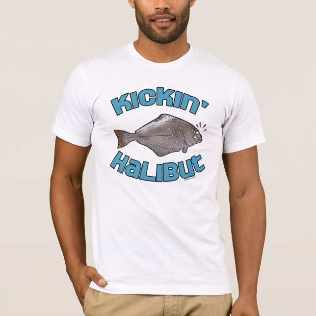 Kickin' Halibut Fishing Shirt (Vorderseite)