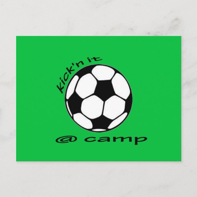 Kickin' it @ Camp Postkarte (Vorderseite)