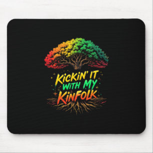 Kickin' It Mit Meiner Verwandtschaft Lustiger Somm Mousepad
