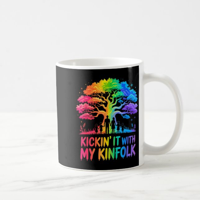 Kickin' It With My Kinfolk Funny Family Reunion  Kaffeetasse (Rechts)