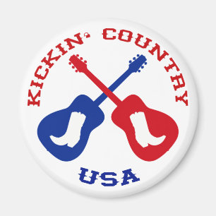Kickin Land USA Magnet