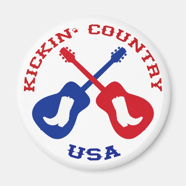 Kickin'Country USA Magnet (Vorne)