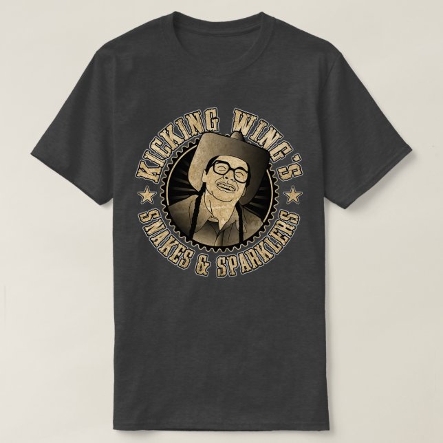 Kicking Wings Snakes Amp Sparkler  T-Shirt (Design vorne)