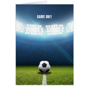 Kickoff-Stadion und Fußball