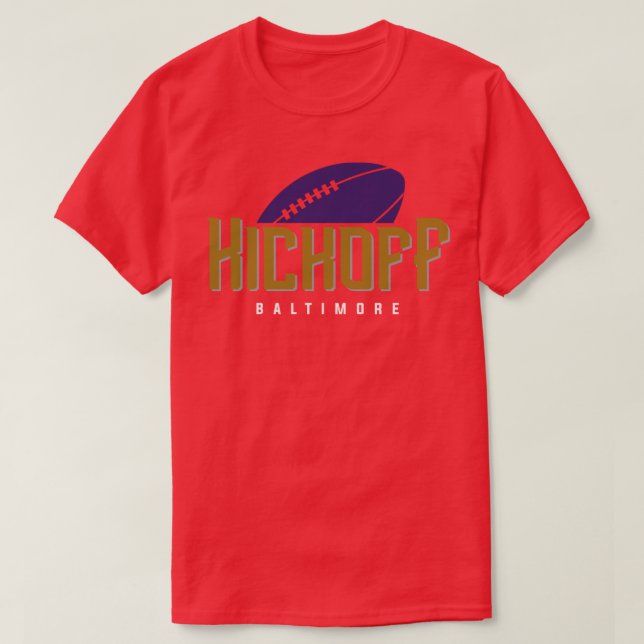 Kickoff-Team von Baltimore 8 T-Shirt (Design vorne)