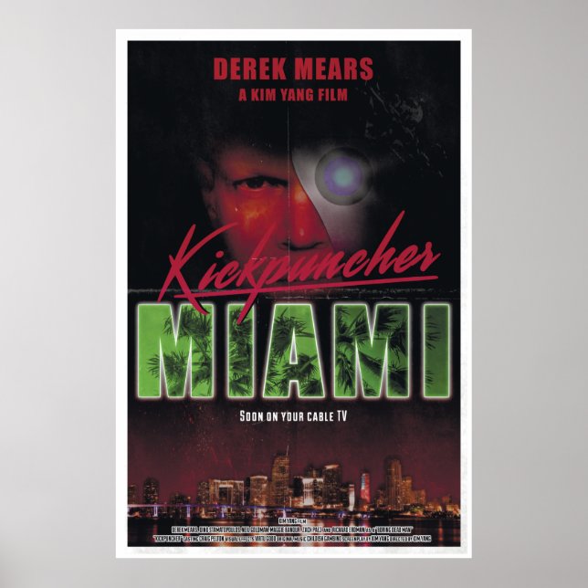 Kickpuncher: Miami Poster (Vorne)